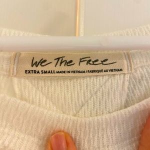 Free People Waffle Tshirt
